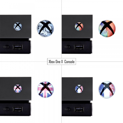 eXtremeRate 60 pcs Custom Home Button Power Switch Stickers Skin Cover for Xbox - Fresh Stock Dated February 2026