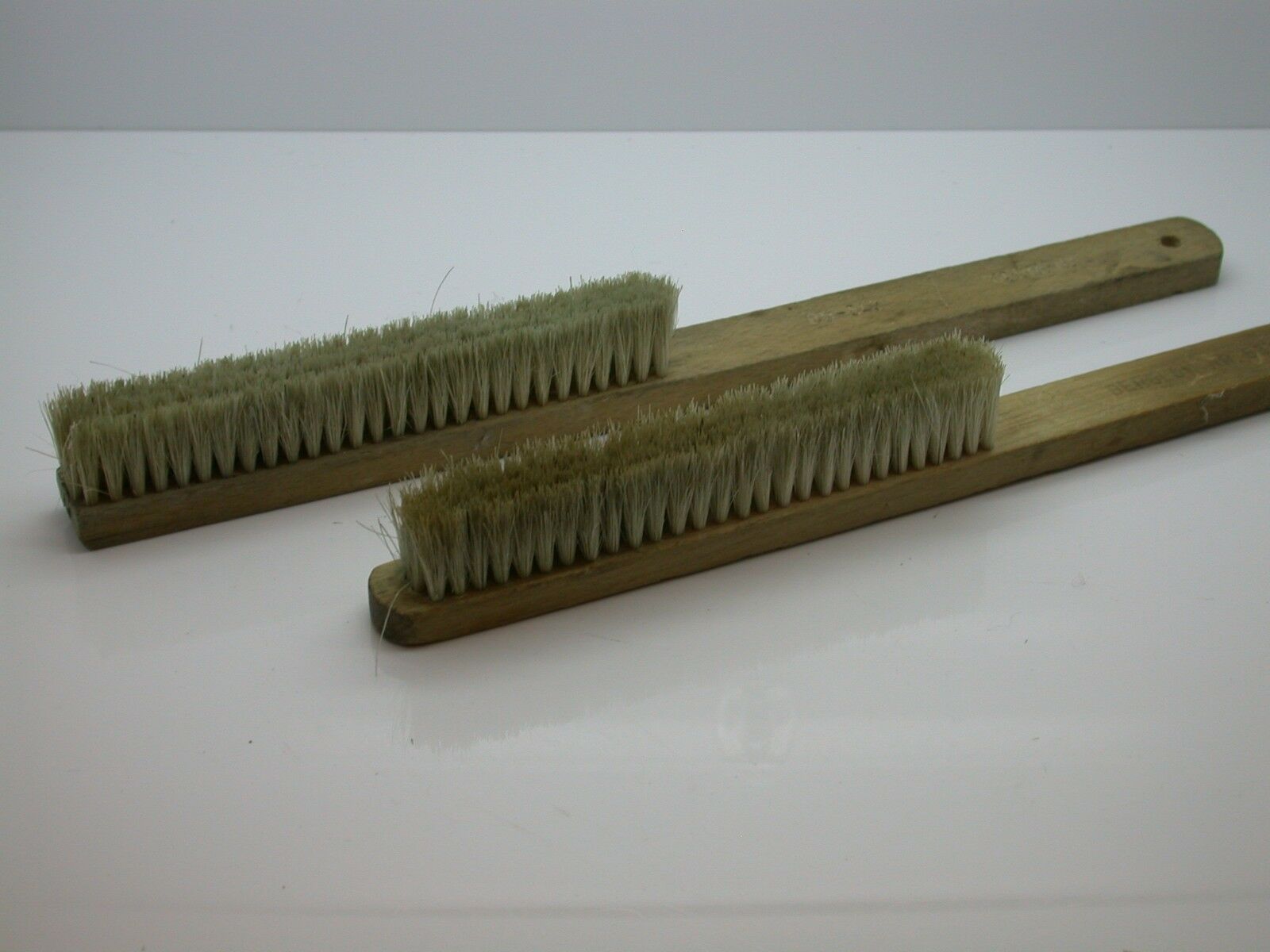 Two watchmakers bench brushes in very good useable condition  Bergeon 6377 -10DD - Fresh Stock Dated December 2025