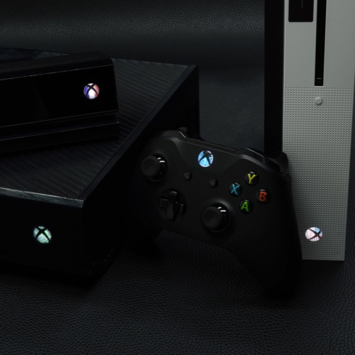 eXtremeRate 60 pcs Custom Home Button Power Switch Stickers Skin Cover for Xbox - Fresh Stock Dated February 2026