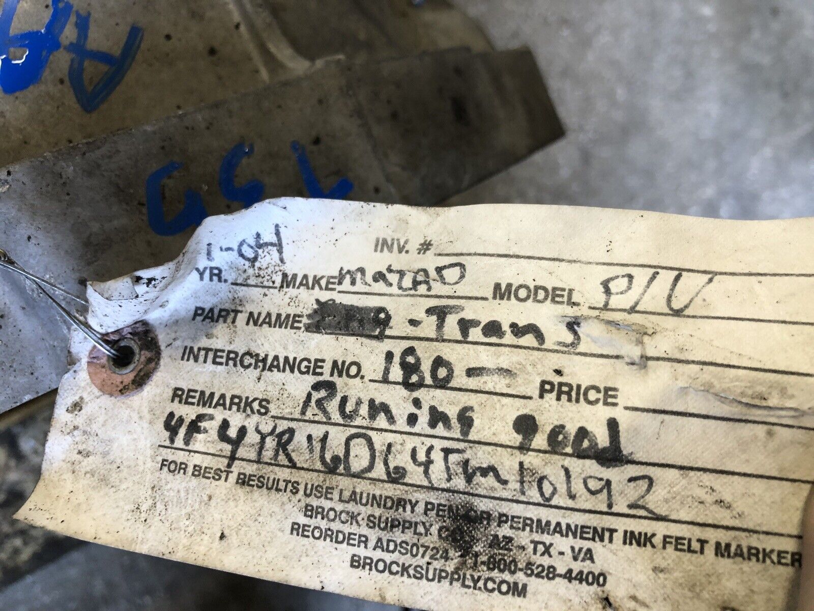 2001-2011 Ford Ranger 2001-2010 MAZDA B2300 2.3 2wd 5 Speed Manual Transmission - Fresh Stock Dated December 2025