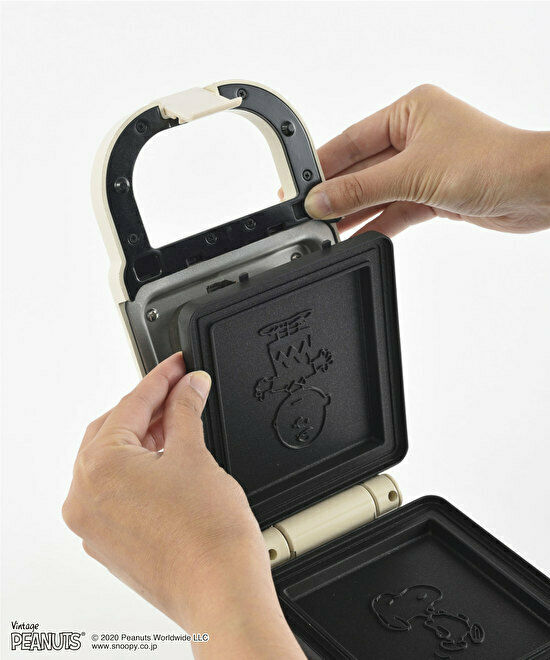 Peanuts Snoopy BRUNO Hot Sand Maker single BOE068-ECRU 100V Japan Domestic New - Fresh Stock Dated February 2026