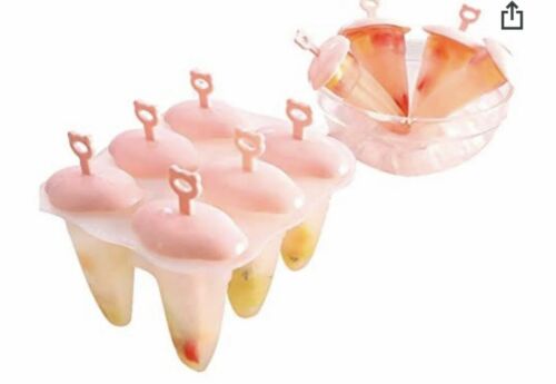 New Set Of 3 Silicone Popsicle Molds With 6 Cavity BPA Free - Fresh Stock Dated February 2026