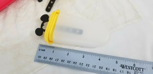 Disney Mickey Mouse Popsicle Fudgsicle Maker Mold Set Of 5 Cups With 7-sticks - Fresh Stock Dated February 2026