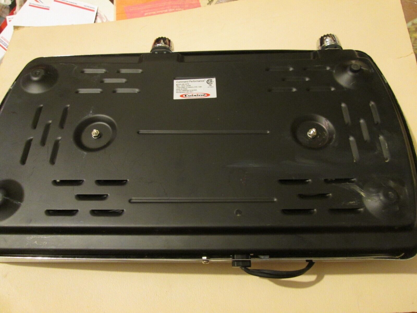 HOT PLATE DOUBLE BURNER ELECTRIC COUNTERTOP COOKER 1500W Kitchen Appliance - Fresh Stock Dated February 2026