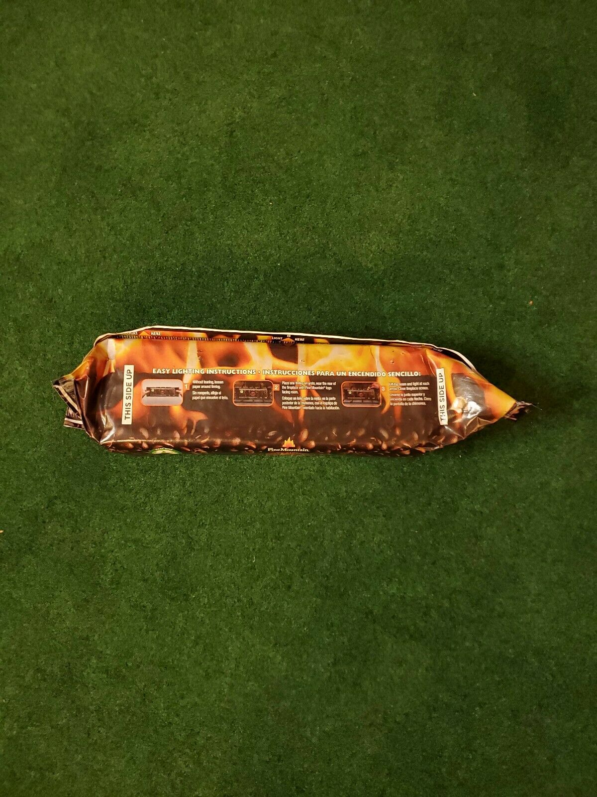 Java Log Pine Mountain recycled coffee ground fire logs - Fresh Stock Dated January 2026