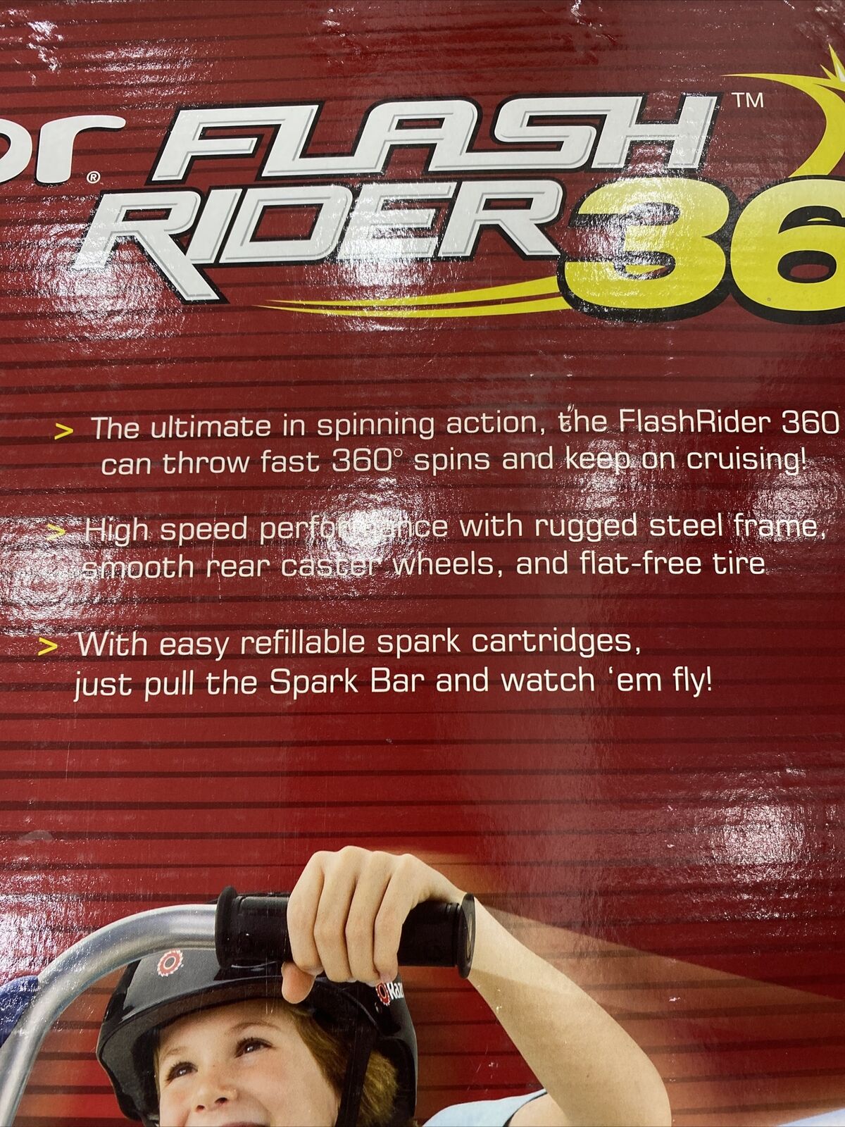 razor Rip rider 360 Castor Trike ages 6 and up bike spinning steel frame New Kid - Fresh Stock Dated December 2025