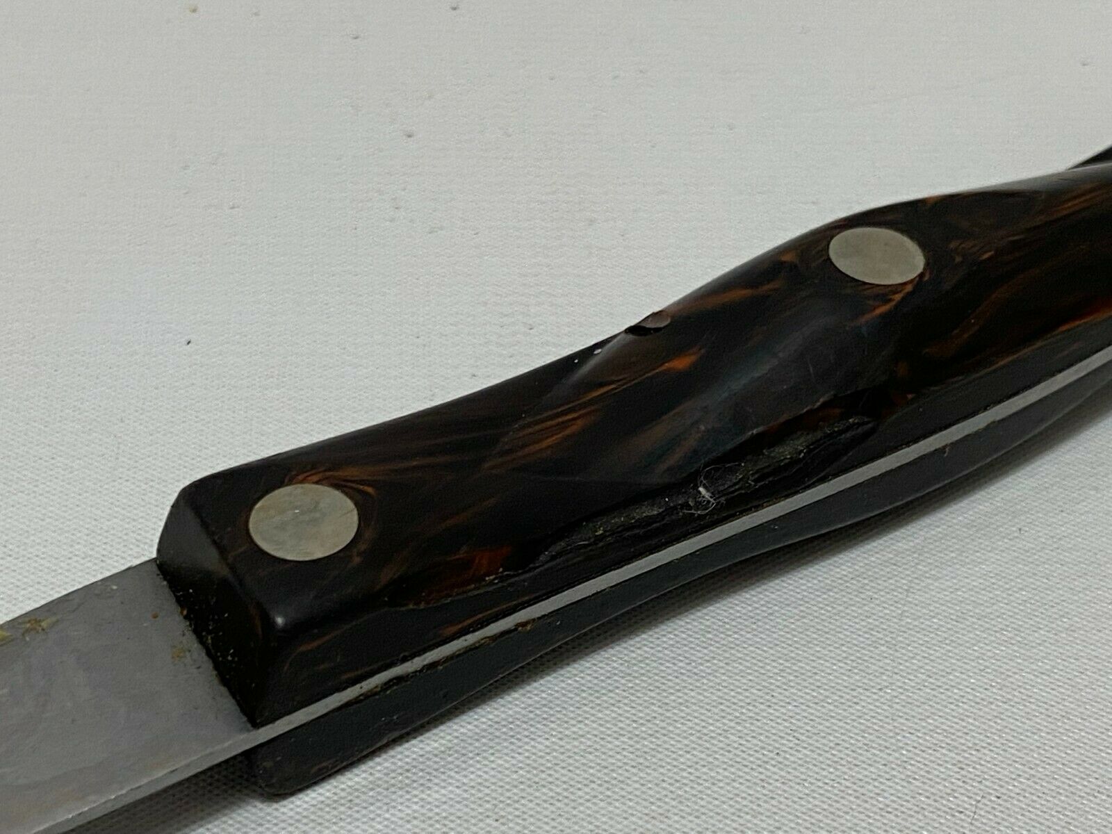 Cutco 1721 Trimming Knife Classic Brown Swirl Handle w/ Damage - Fresh Stock Dated January 2026
