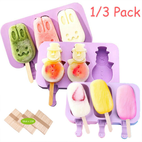Homemade Popsicle Molds Shapes, Silicone Frozen Ice Popsicle Maker-BPA Free NEW - Fresh Stock Dated January 2026