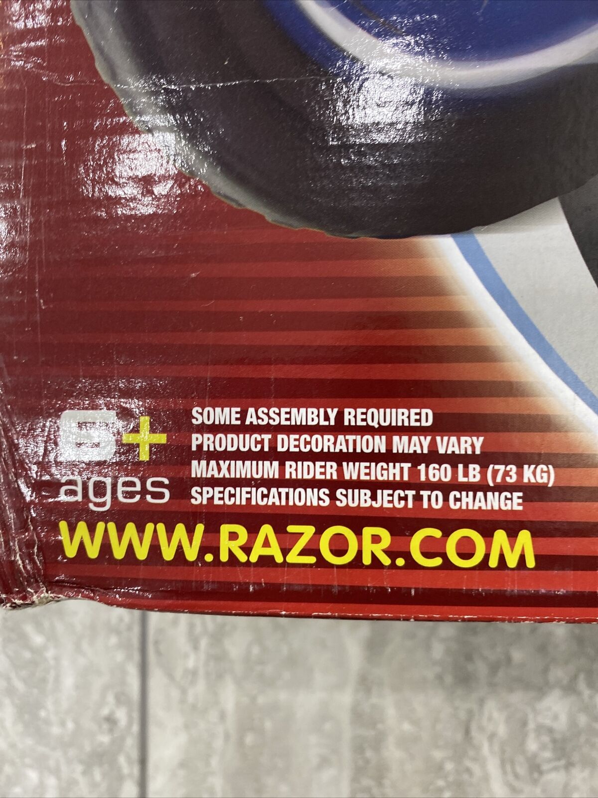 razor Rip rider 360 Castor Trike ages 6 and up bike spinning steel frame New Kid - Fresh Stock Dated December 2025