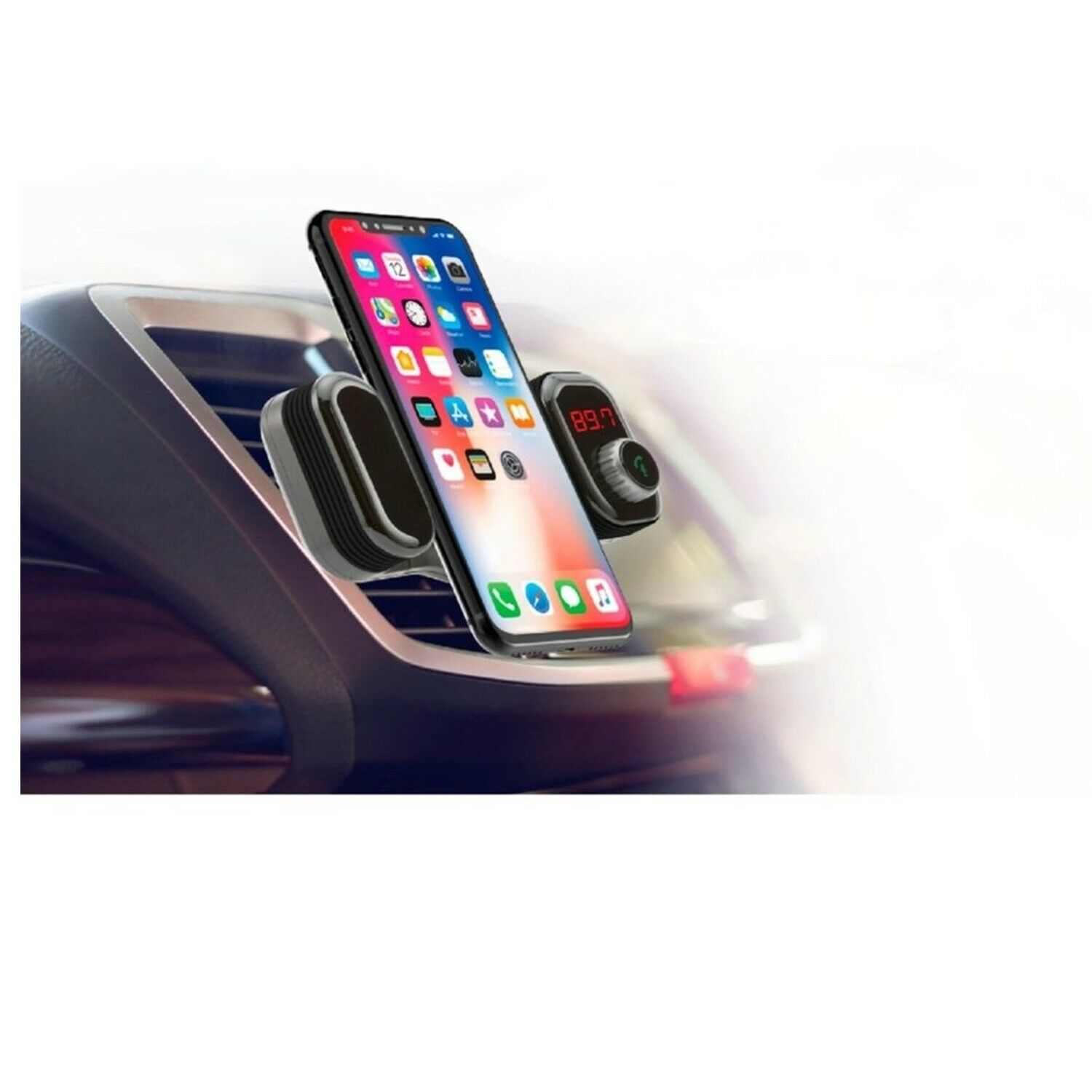 MiLink Just Wireless Car Air Vent Mount Bluetooth FM Transmitter (FM-BVM) - Fresh Stock Dated December 2025