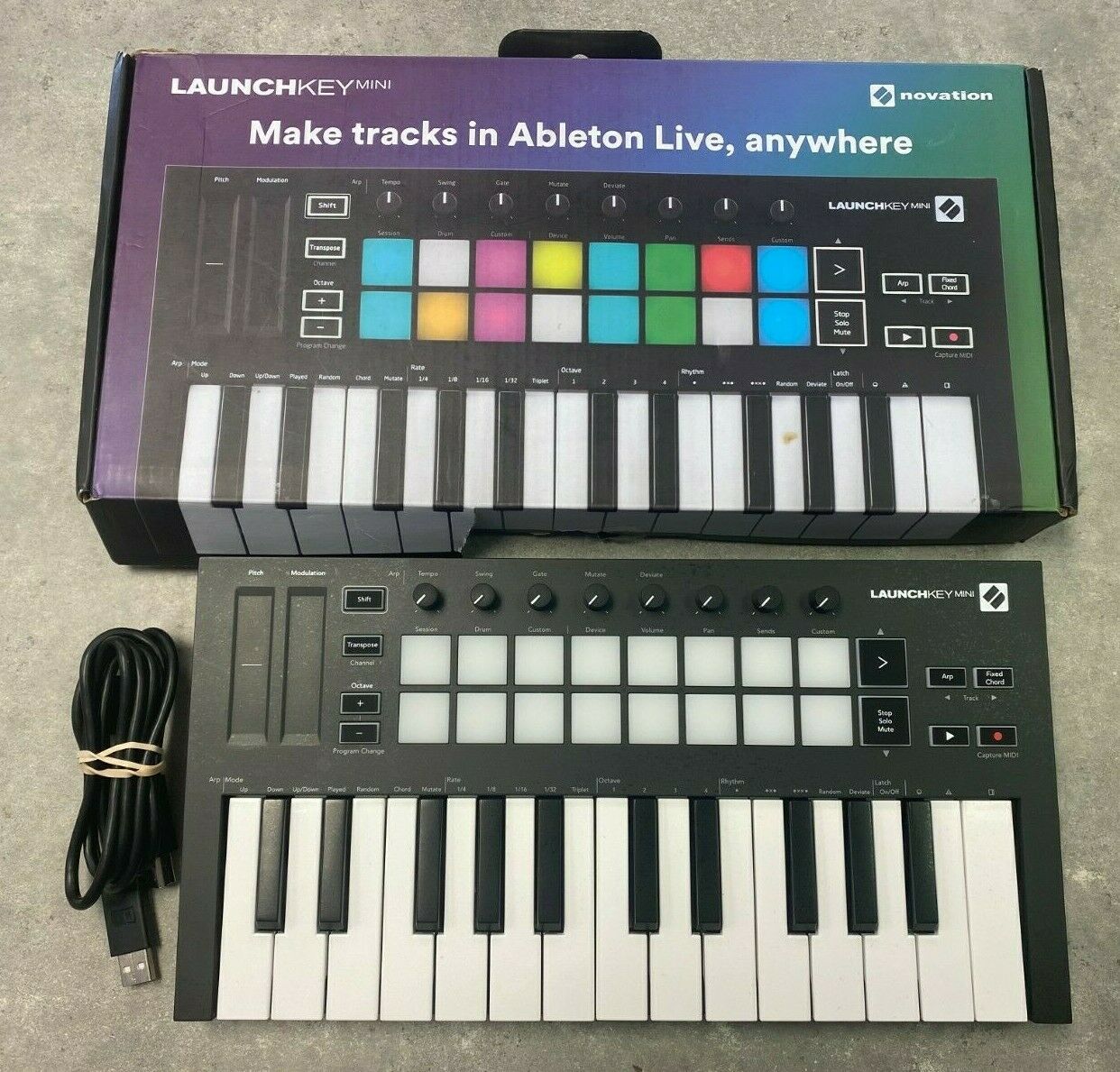 Novation Launchkey Mini Mk3 25 Mini-key Midi Keyboard Controller - Ships Fast - - Fresh Stock Dated December 2025