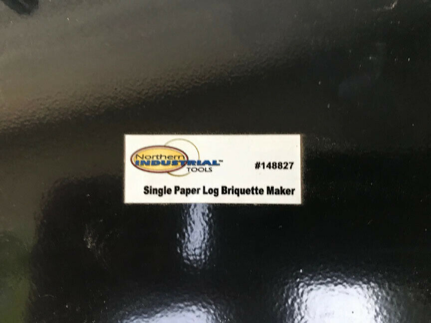 Northern Industrial Tools Paper Log Briquette Maker #148827 - Fresh Stock Dated December 2025