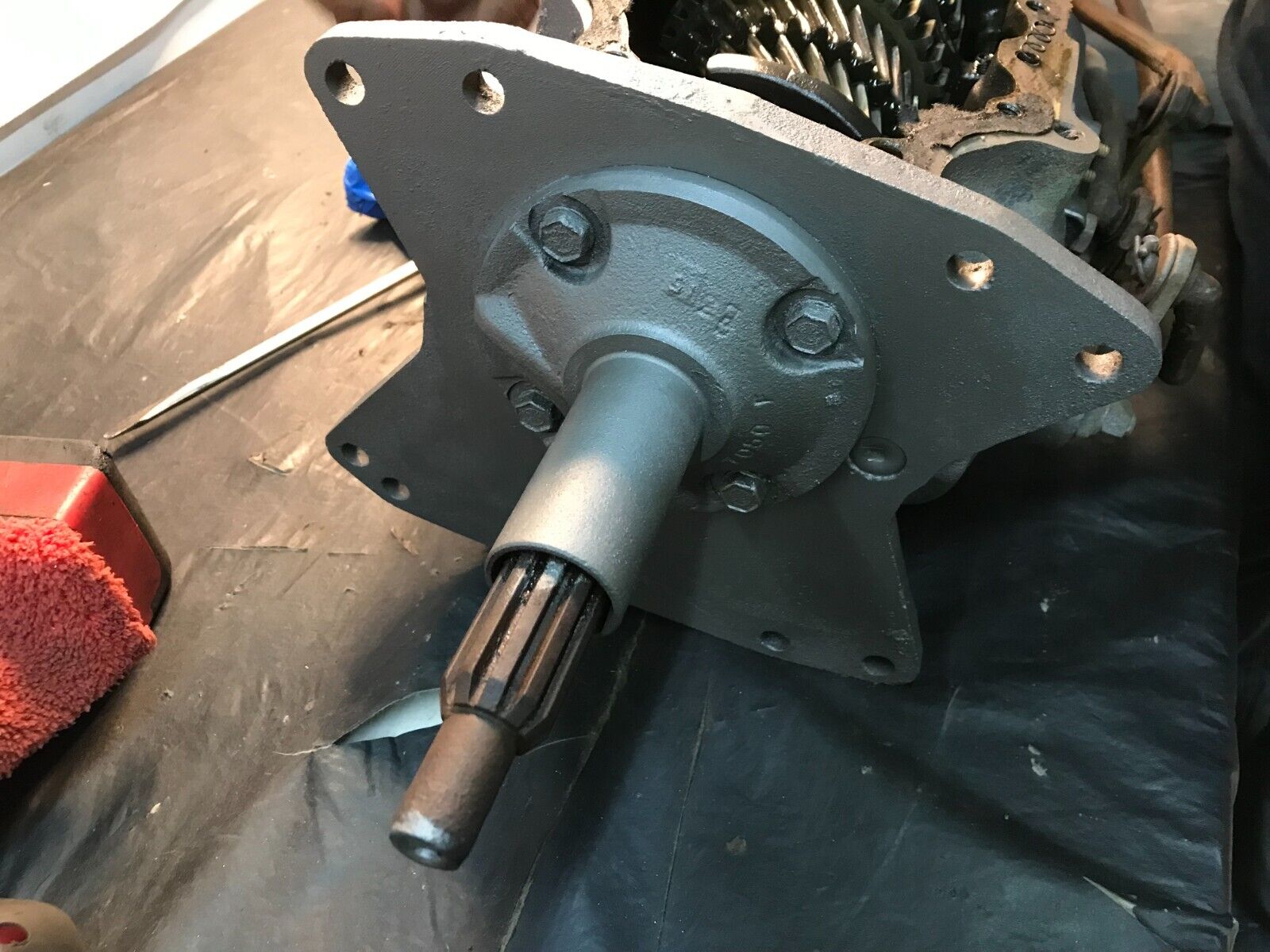 1971-73 Torino Top Loader 4-Speed transmission w Original hurst Shifter - Fresh Stock Dated December 2025