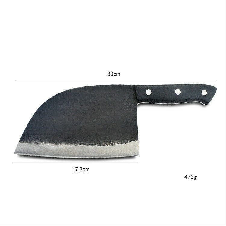 Kitchen Chef Knife Hunters Serbian Steel Knives Cleaver Forged High-Carbon Clad - Fresh Stock Dated January 2026