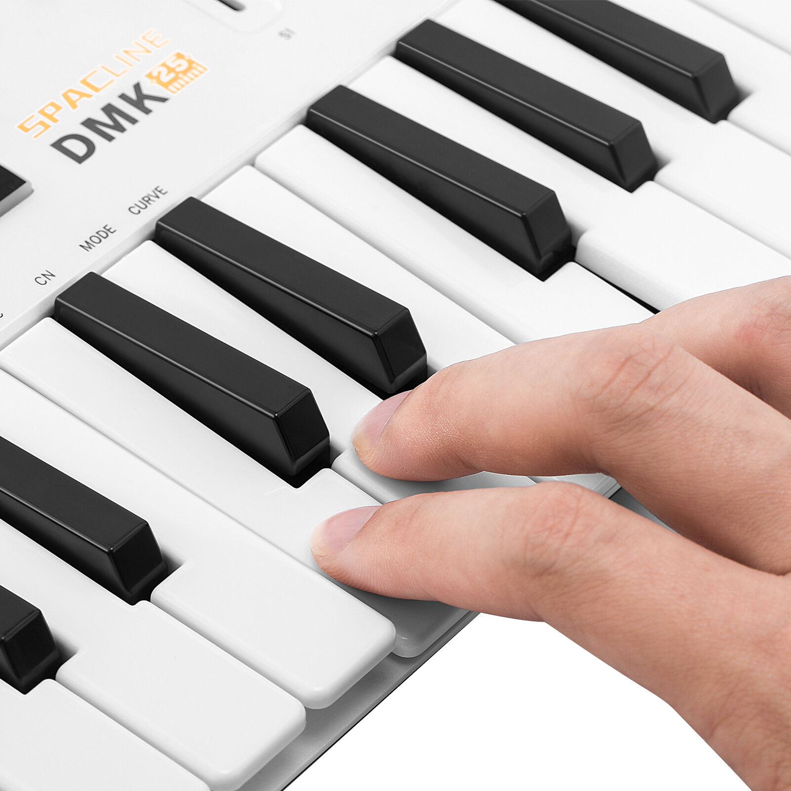 Donner Mini MIDI Keyboard Controller 25-Key with 8 Drum Pad Portable Light White - Fresh Stock Dated December 2025