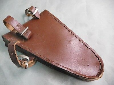 VINTAGE Bicycle Leather Frame Triangle tool Bag brown NOS - Fresh Stock Dated December 2025