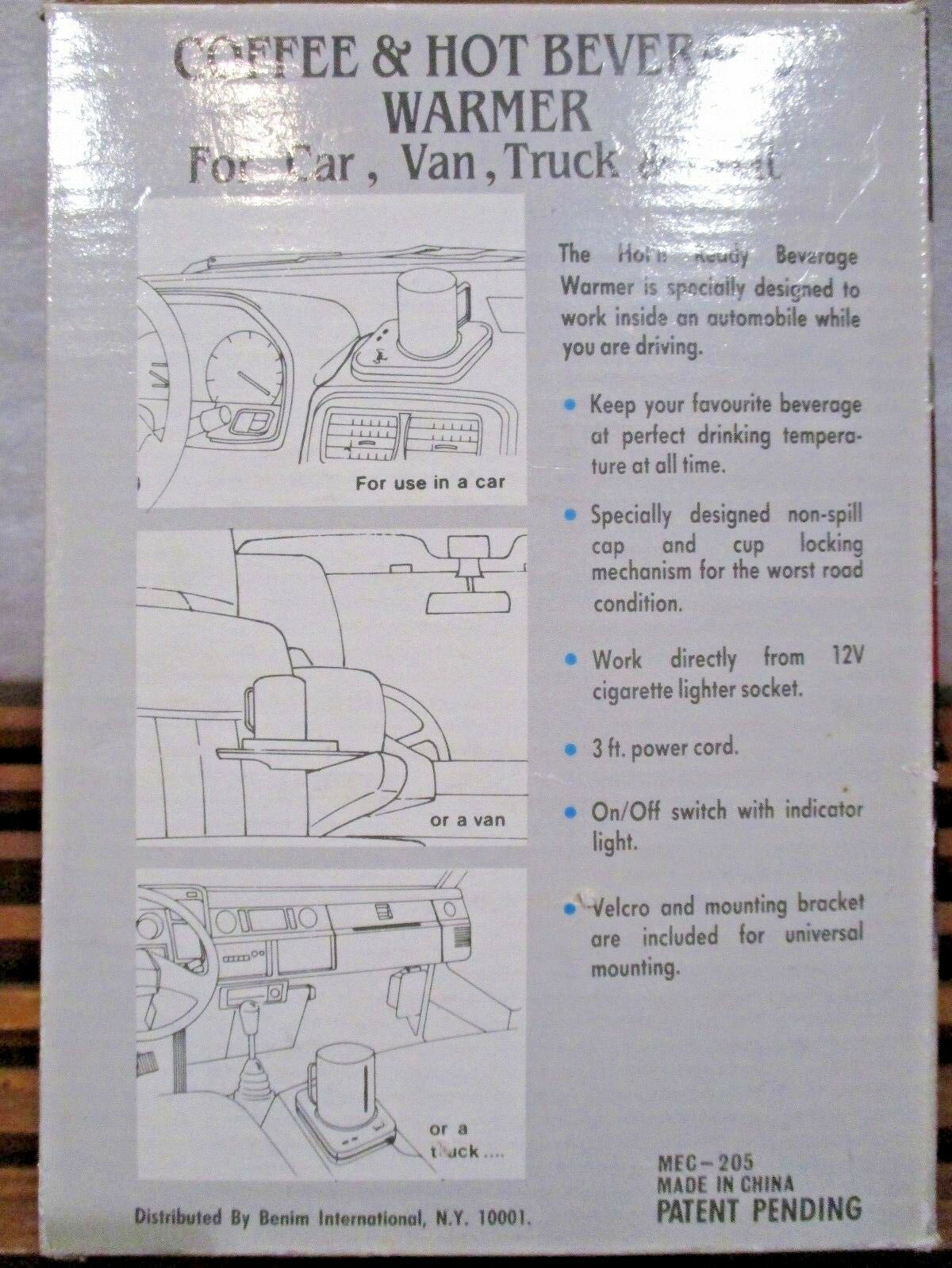 Coffee & Hot Beverage Warmer <> Car Van Truck Boat <> DC Plug - Fresh Stock Dated February 2026