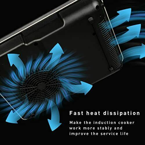 Induction Hob Portable Digital Hot Plate Electric Touch Control Child Lock Timer - Fresh Stock Dated February 2026