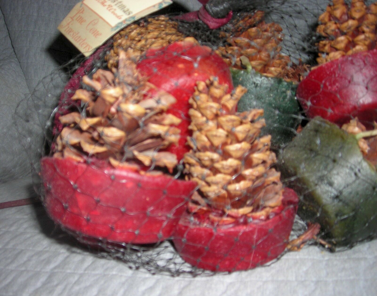 PINE CONE  FIRESTARTERS   by In The Woods   set of 12    BRAND NEW - Fresh Stock Dated January 2026