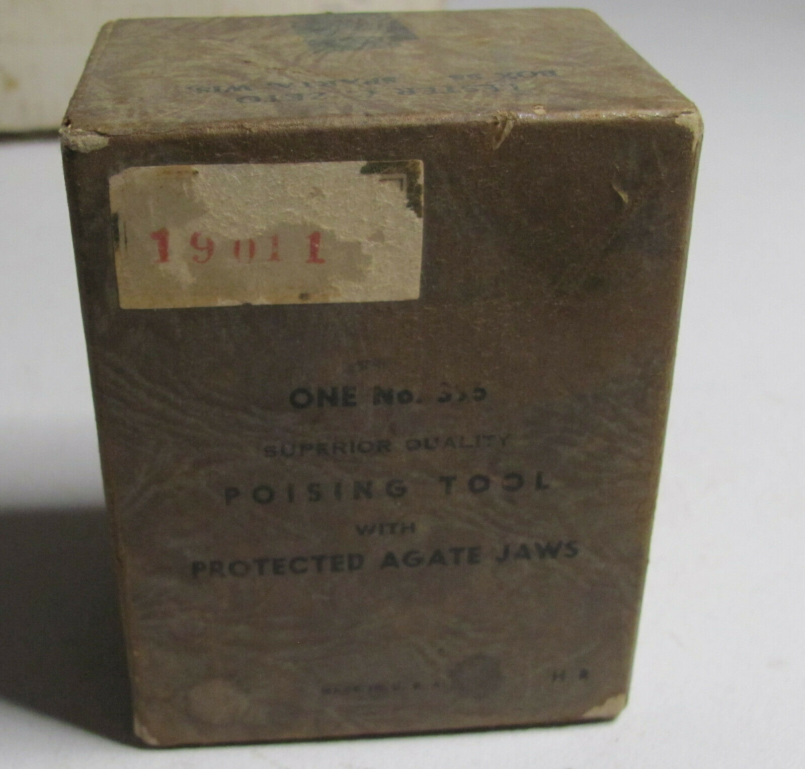 Vintage Levin Jeweler's Poising Vise Clamp Watchmaker's Tool /Glass Jaws - Fresh Stock Dated December 2025