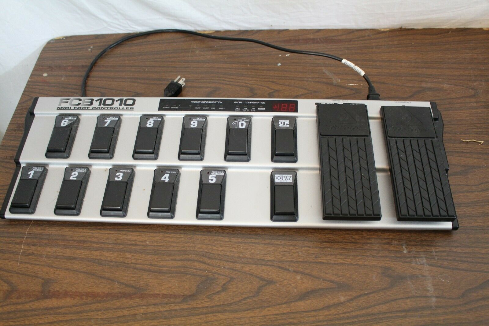 Behringer FCB-1010 Midi Foot Controller with Uno Chip Upgrade - Fresh Stock Dated December 2025