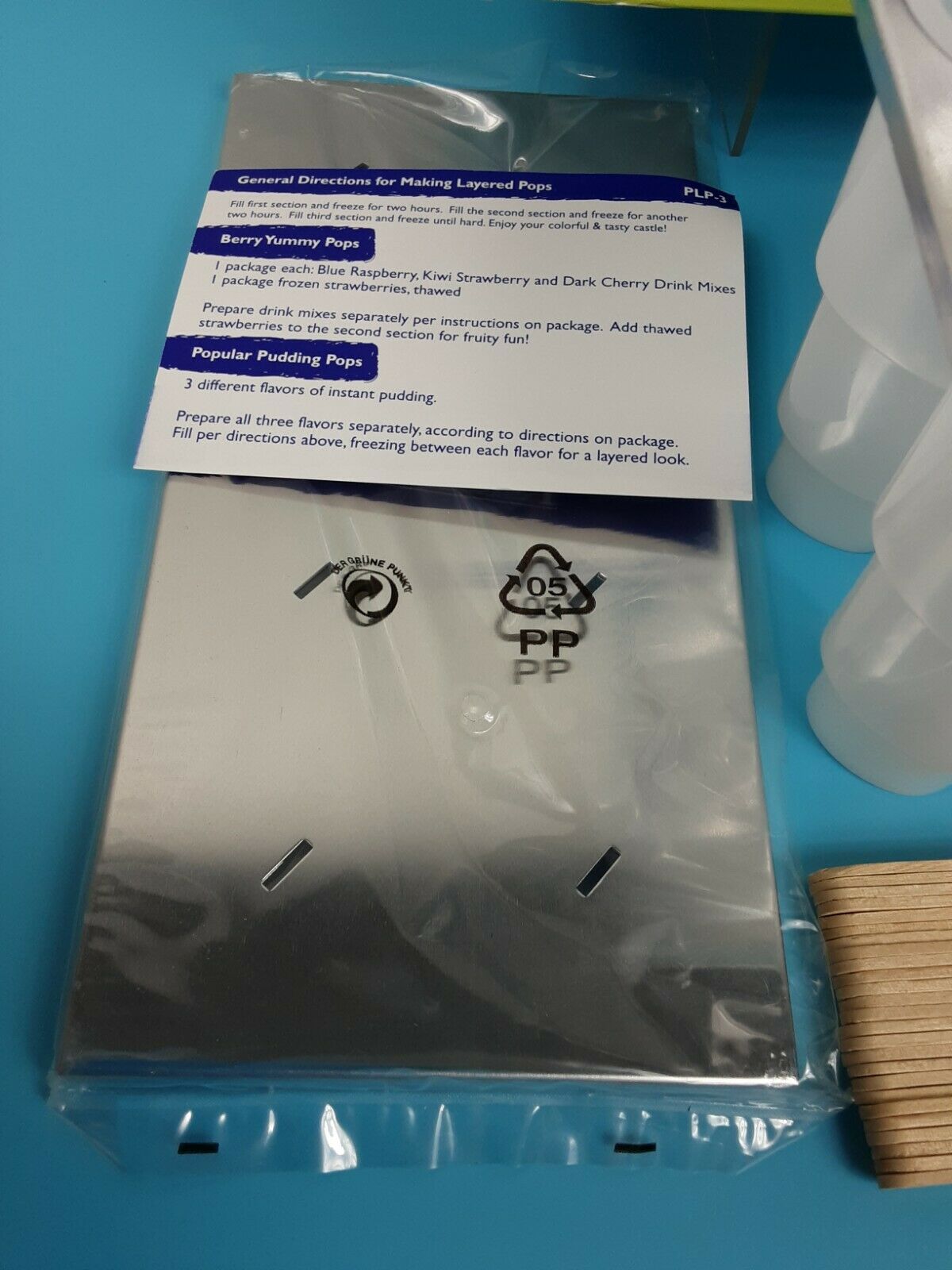 Progressive Freezer Pop Castle Treat Maker Model PLP-3 Makes 8 Castle Pops NEW - Fresh Stock Dated February 2026