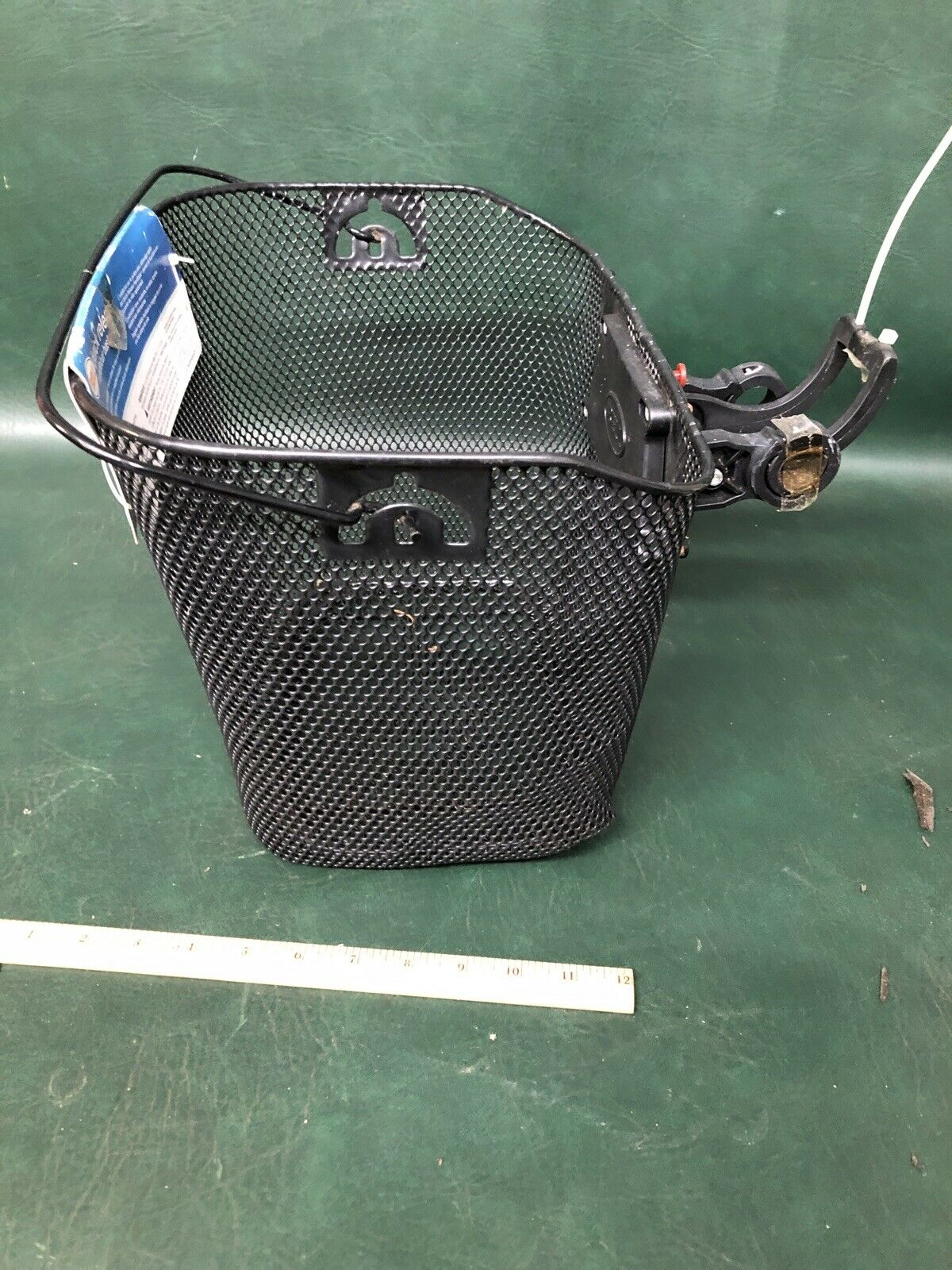 Black Quick Release Metal Mesh Handle Bar Basket, Bell Sports - Fresh Stock Dated January 2026