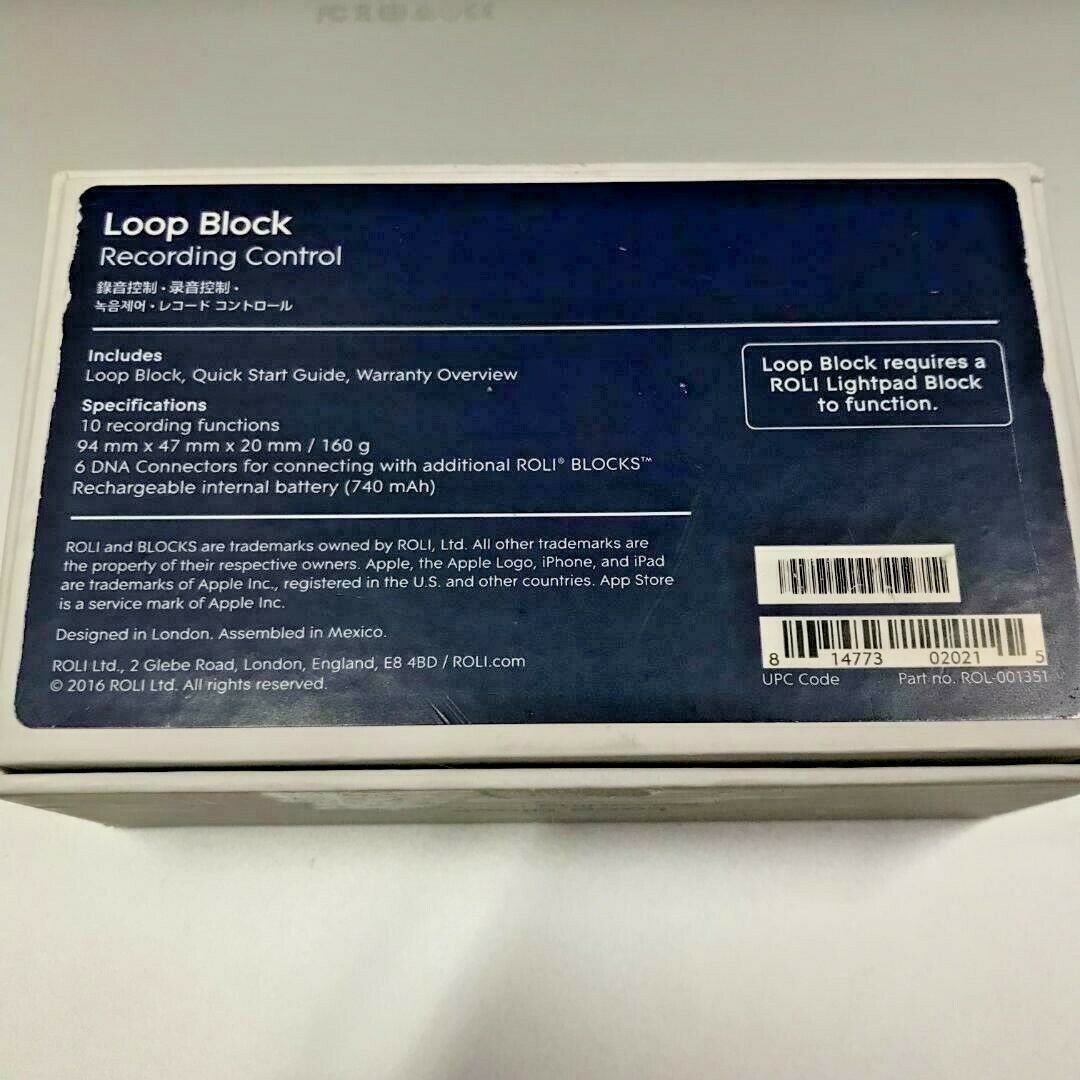 ROLI Live Block  Performance controller for blocks - Fresh Stock Dated December 2025