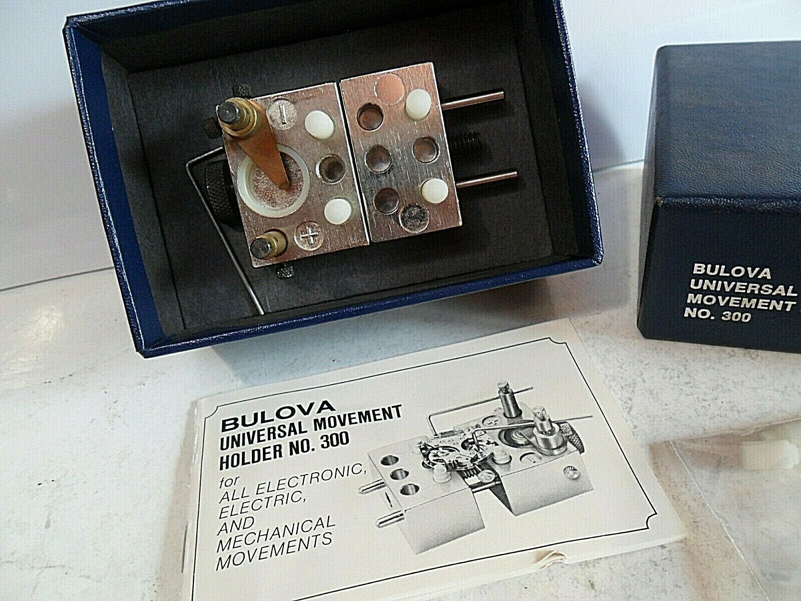 LN Vintage Bulova Watch Movement Holder No. 300 Watchmaker Tool w/ Box - Fresh Stock Dated December 2025