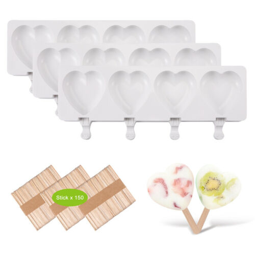 Homemade Popsicle Molds Shapes, Silicone Frozen Ice Popsicle Maker-BPA Free NEW - Fresh Stock Dated January 2026