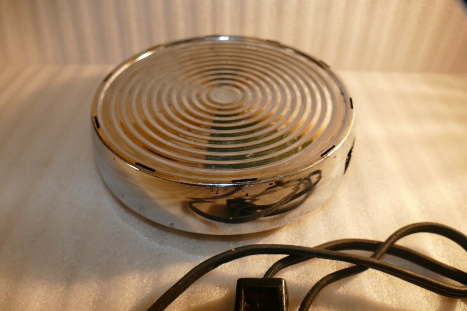 Vintage WEST BEND Heat-Rite electric Hot Plate Base # 2496 Tested/Working - Fresh Stock Dated February 2026