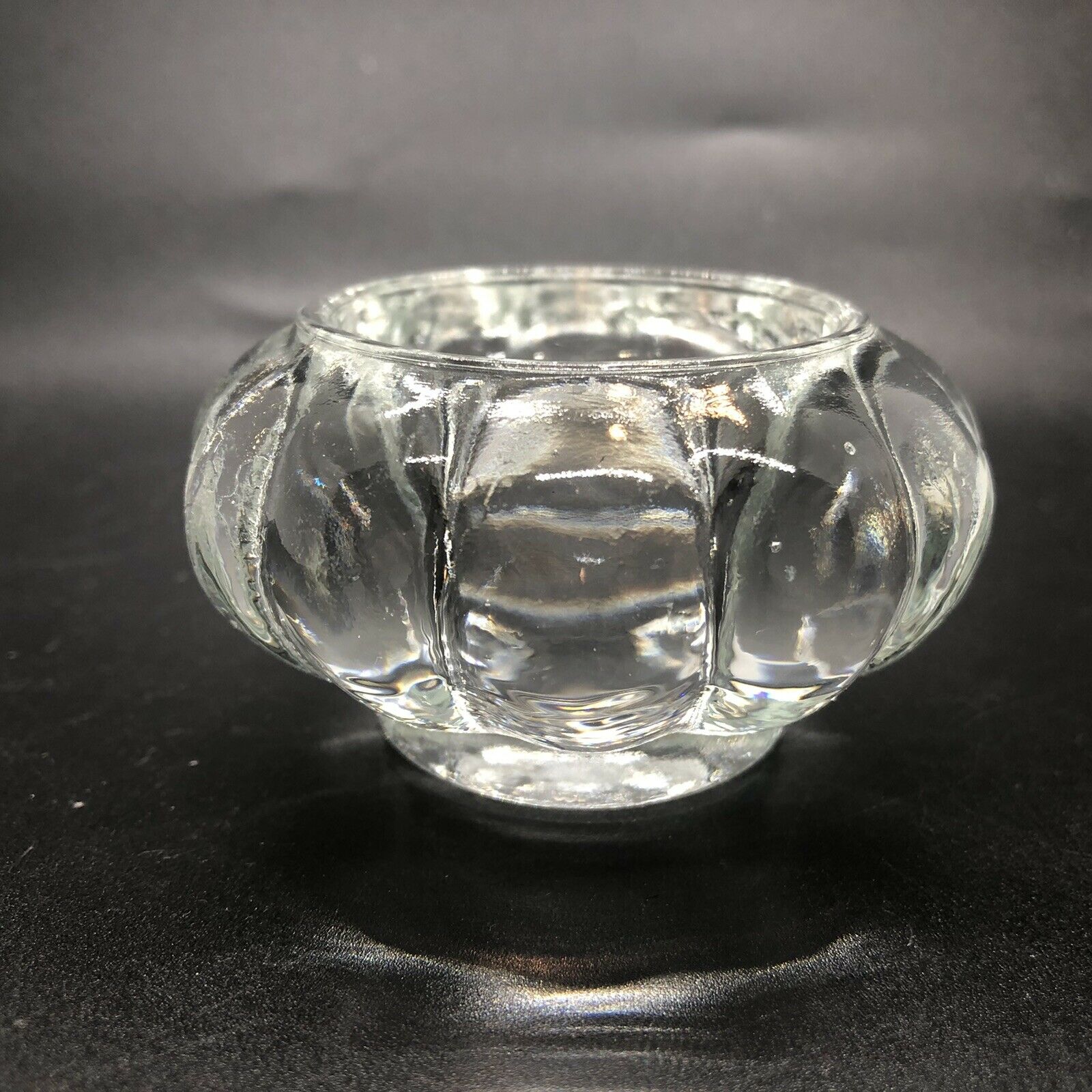 12 Chunky Glass Votive Candle Holders Tealight Votive Cup 2 3/4 x 2 3/4 x 1 1/2” - Fresh Stock Dated February 2026