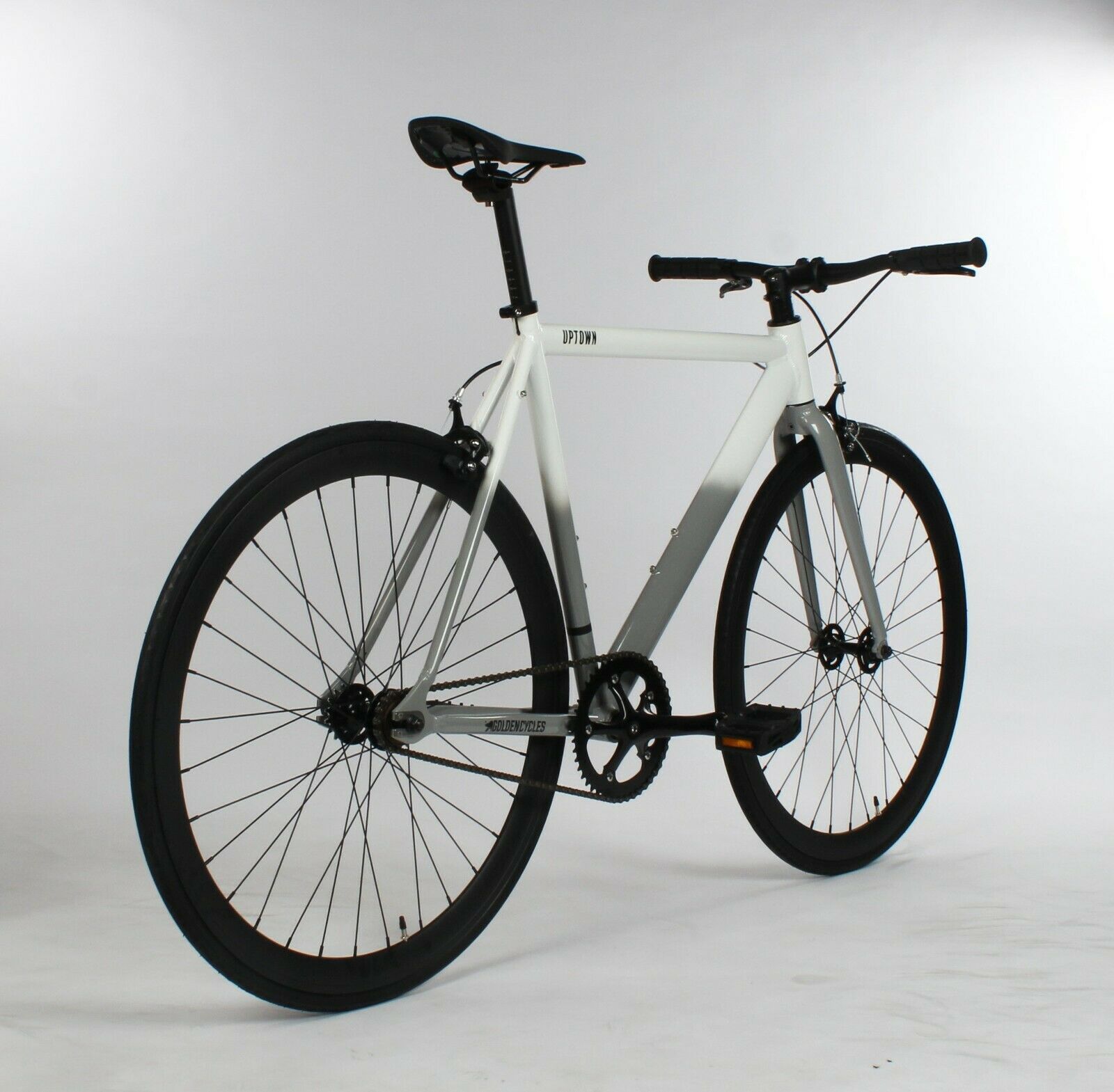 Golden Cycles Uptown Alloy Track Fixie Bike Grey White 55 cm 2021 - Fresh Stock Dated January 2026