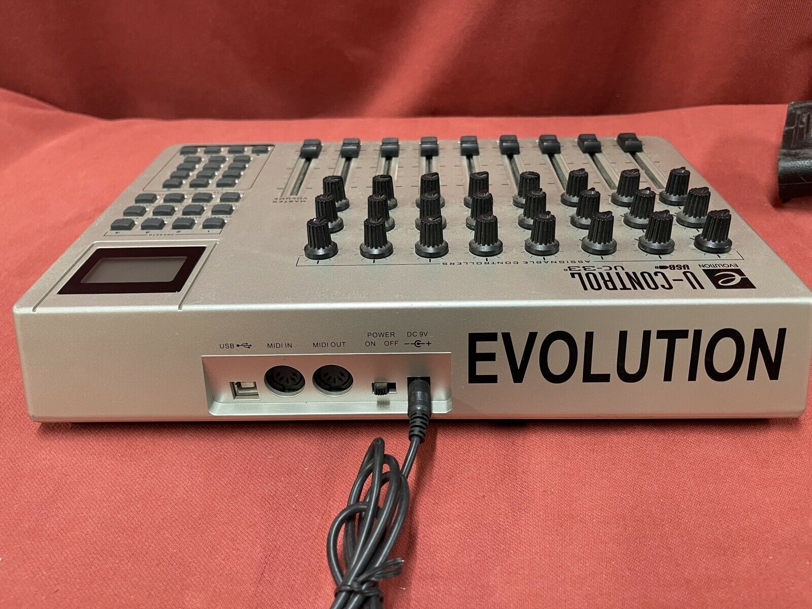 Evolution U-Control UC-33e USB & MIDI Mixer DAW Controller - Fresh Stock Dated December 2025