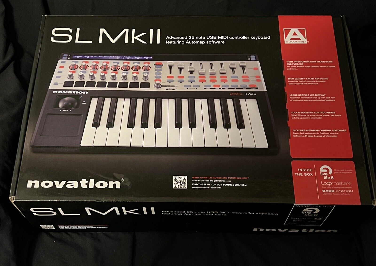 Novation Remote 25 SL MkII MIDI Keyboard Controller - Fresh Stock Dated December 2025