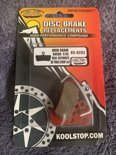 Kool-Stop Disc Brake Pad Fits SRAM Guide Avid SRAM XO Trail Hi-Performance New - Fresh Stock Dated December 2025