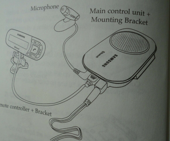 Original Sealed Samsung Bluetooth Handsfree Car Kit - HKT100BDE - Fresh Stock Dated December 2025