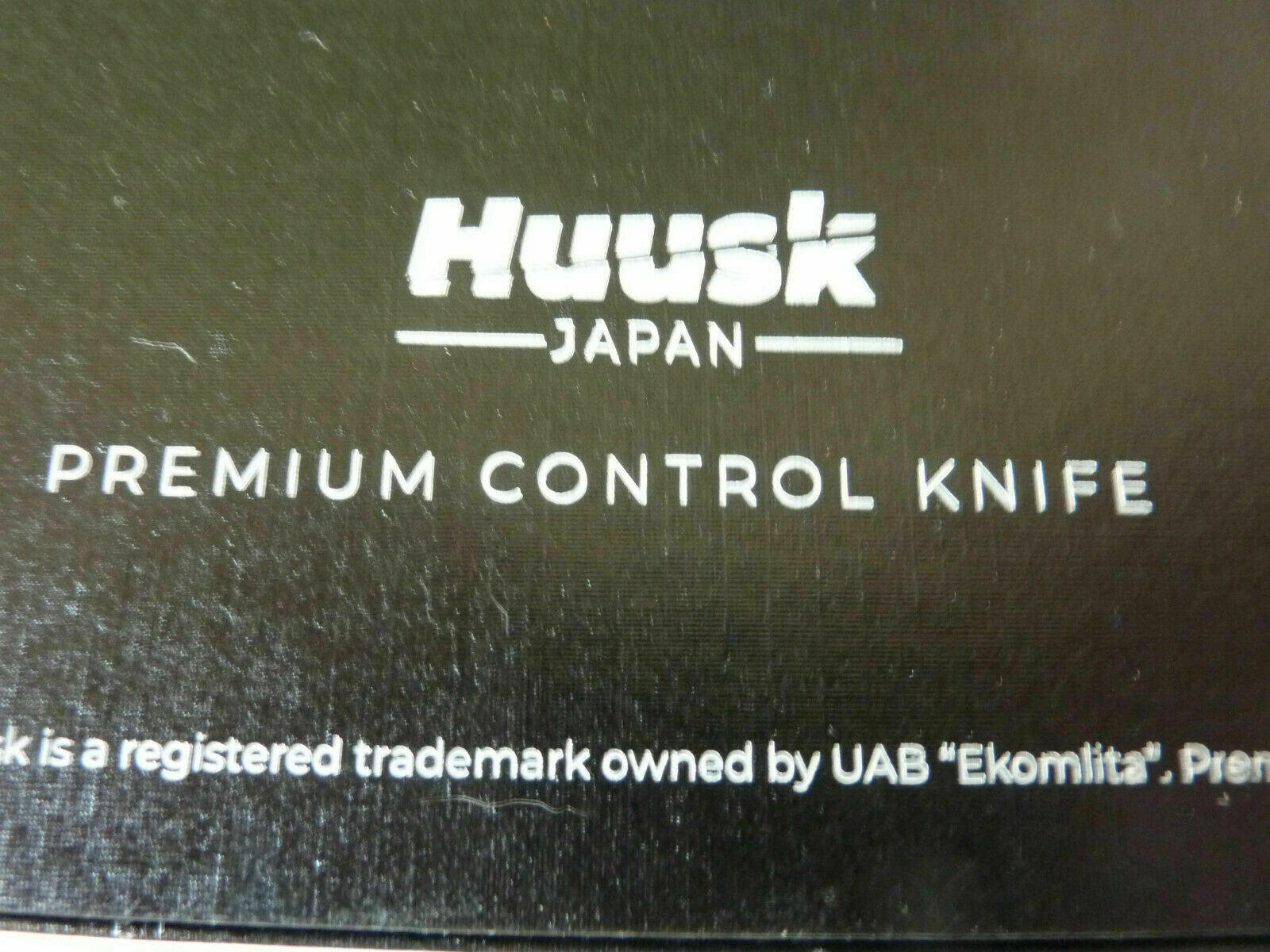 HUUSK HANDMADE PERFECTLY BALANCED JAPANESE STEEL PREMIUM CONTROL KNIFE W/SHEATH - Fresh Stock Dated January 2026
