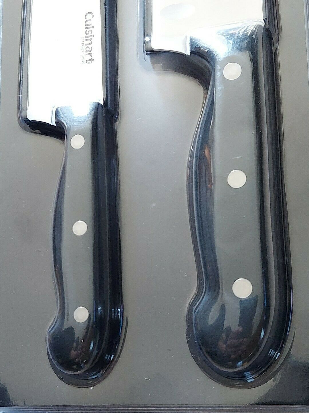 Cuisinart Classic Nitrogen Infused Santoku Knife Set Full-Tang Stainless Steel - Fresh Stock Dated February 2026