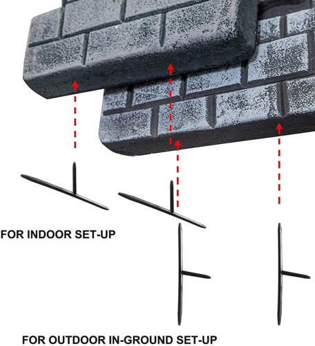 SUNYPLAY Halloween Foam RIP Graveyard Tombstones5 Pack,Lightweight Gravestone 12 - Fresh Stock Dated February 2026