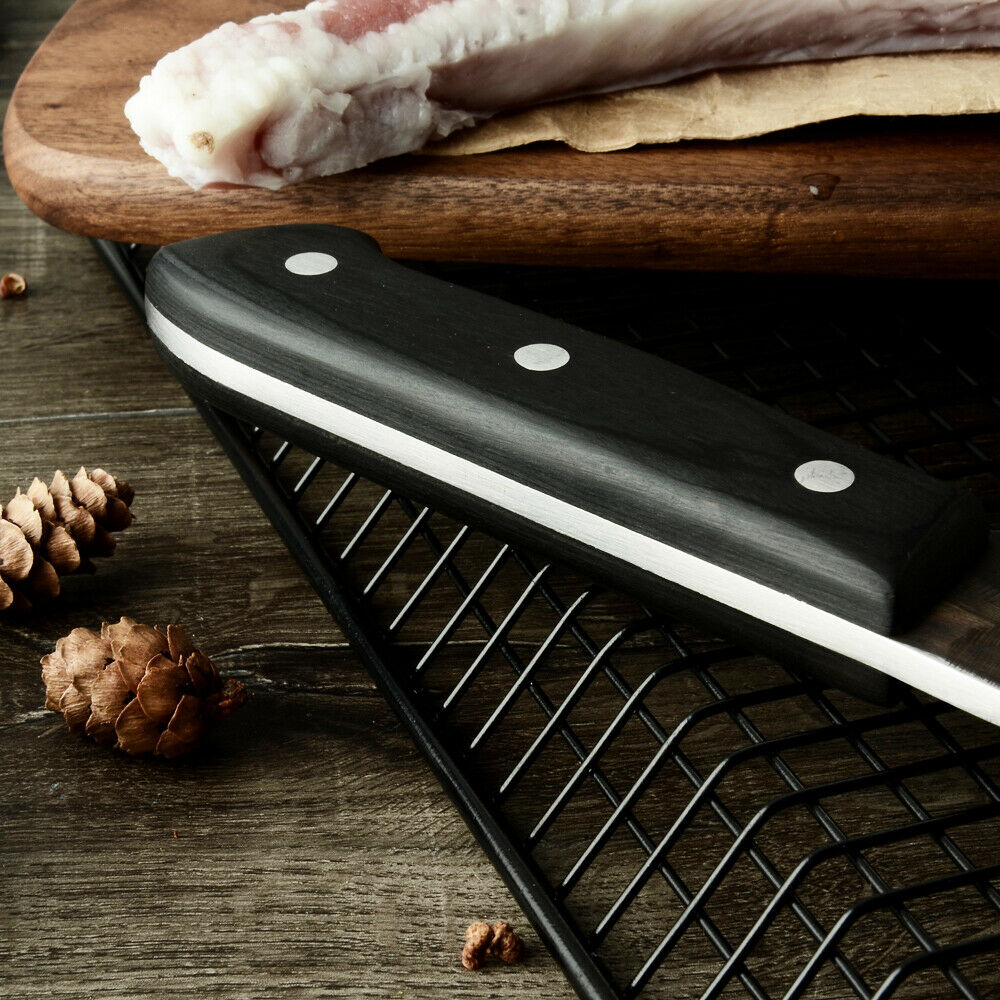 Kitchen Chef Knife Hunters Serbian Steel Knives Cleaver Forged High-Carbon Clad - Fresh Stock Dated January 2026
