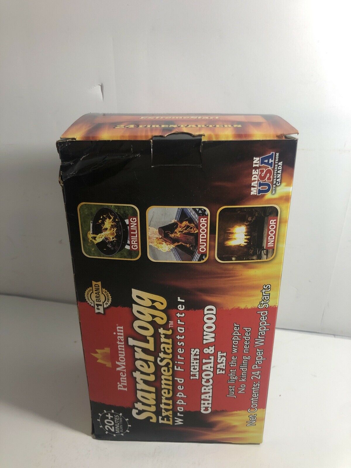 Pine Mountain ExtremeStart Wrapped Fire Starters 24 Starts Firestarter Wood F... - Fresh Stock Dated December 2025