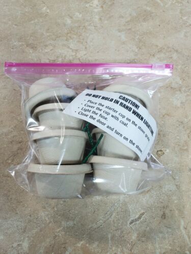 Coal Fire Starters 8-pack - Fresh Stock Dated December 2025