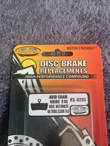 Kool-Stop Disc Brake Pad Fits SRAM Guide Avid SRAM XO Trail Hi-Performance New - Fresh Stock Dated December 2025