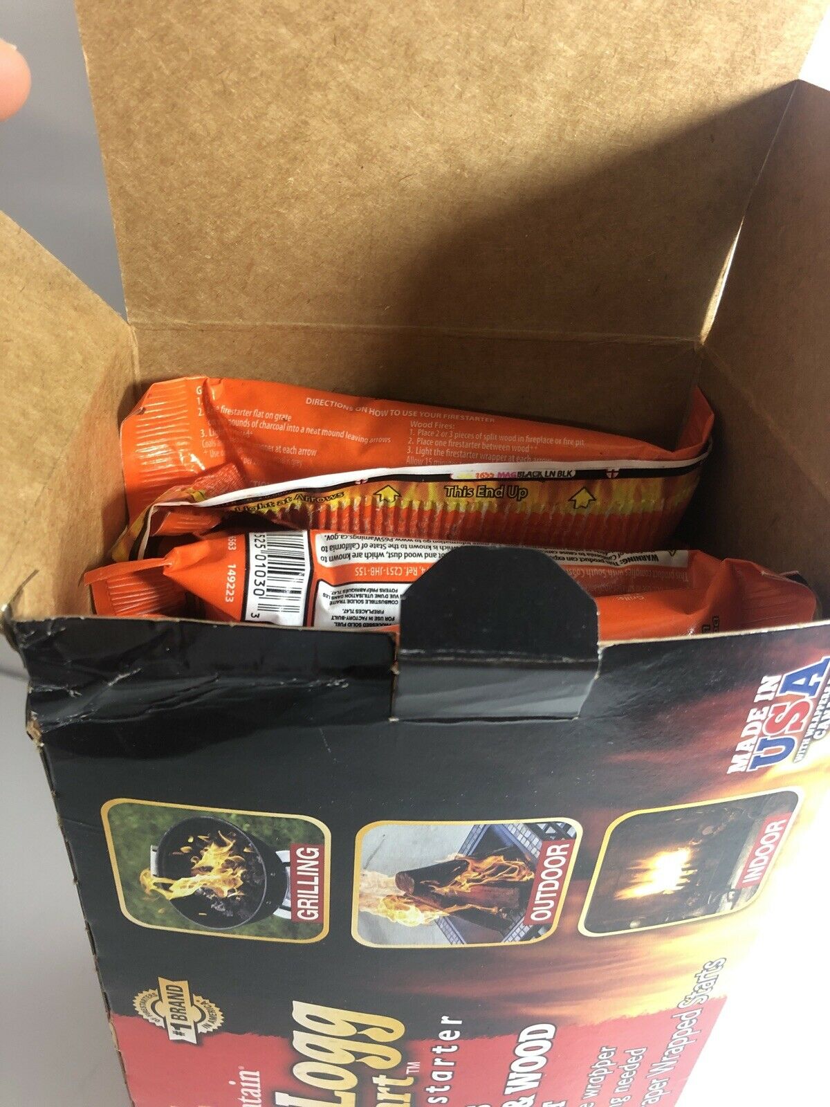 Pine Mountain ExtremeStart Wrapped Fire Starters 24 Starts Firestarter Wood F... - Fresh Stock Dated December 2025