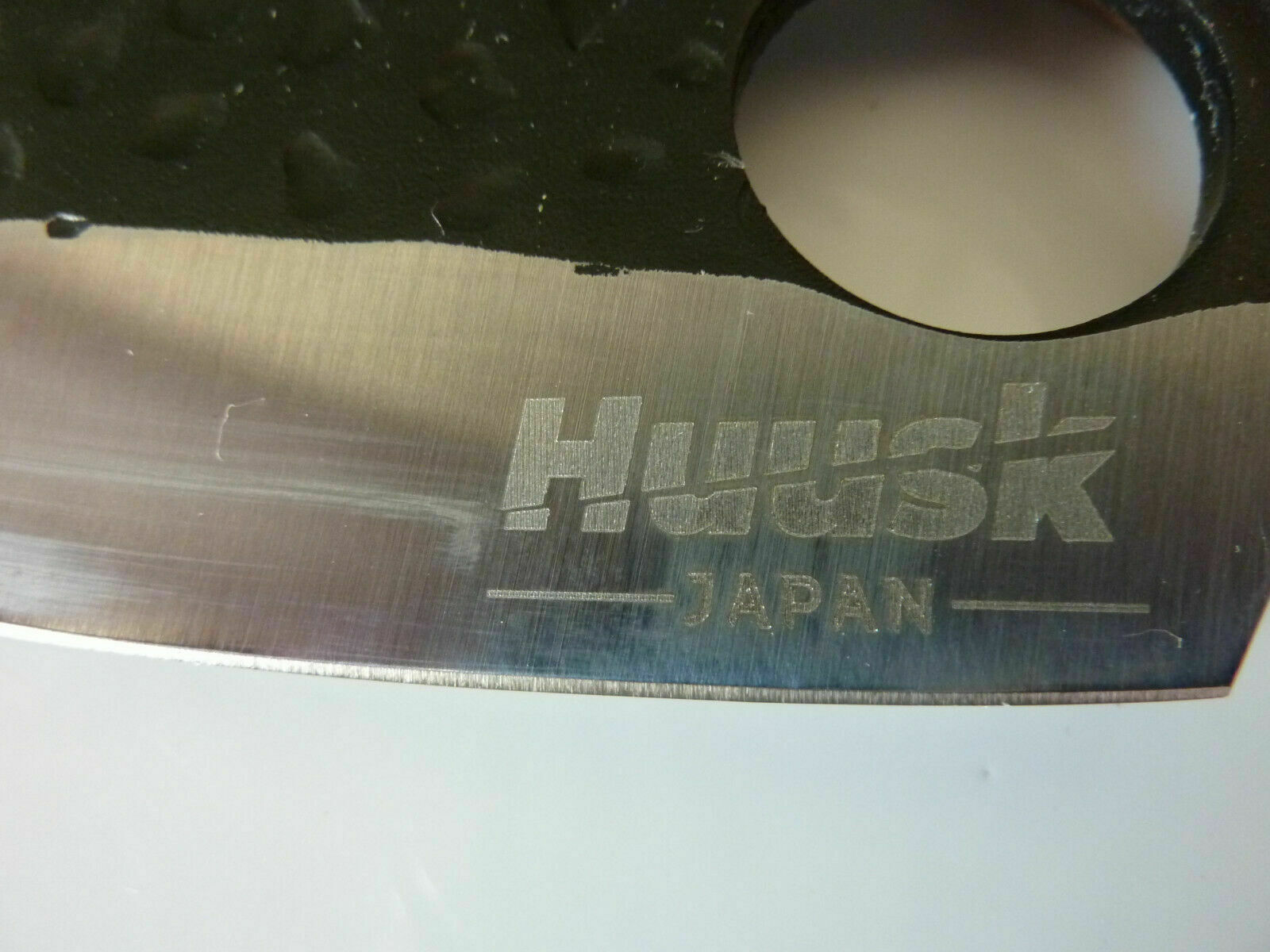 HUUSK HANDMADE PERFECTLY BALANCED JAPANESE STEEL PREMIUM CONTROL KNIFE W/SHEATH - Fresh Stock Dated January 2026