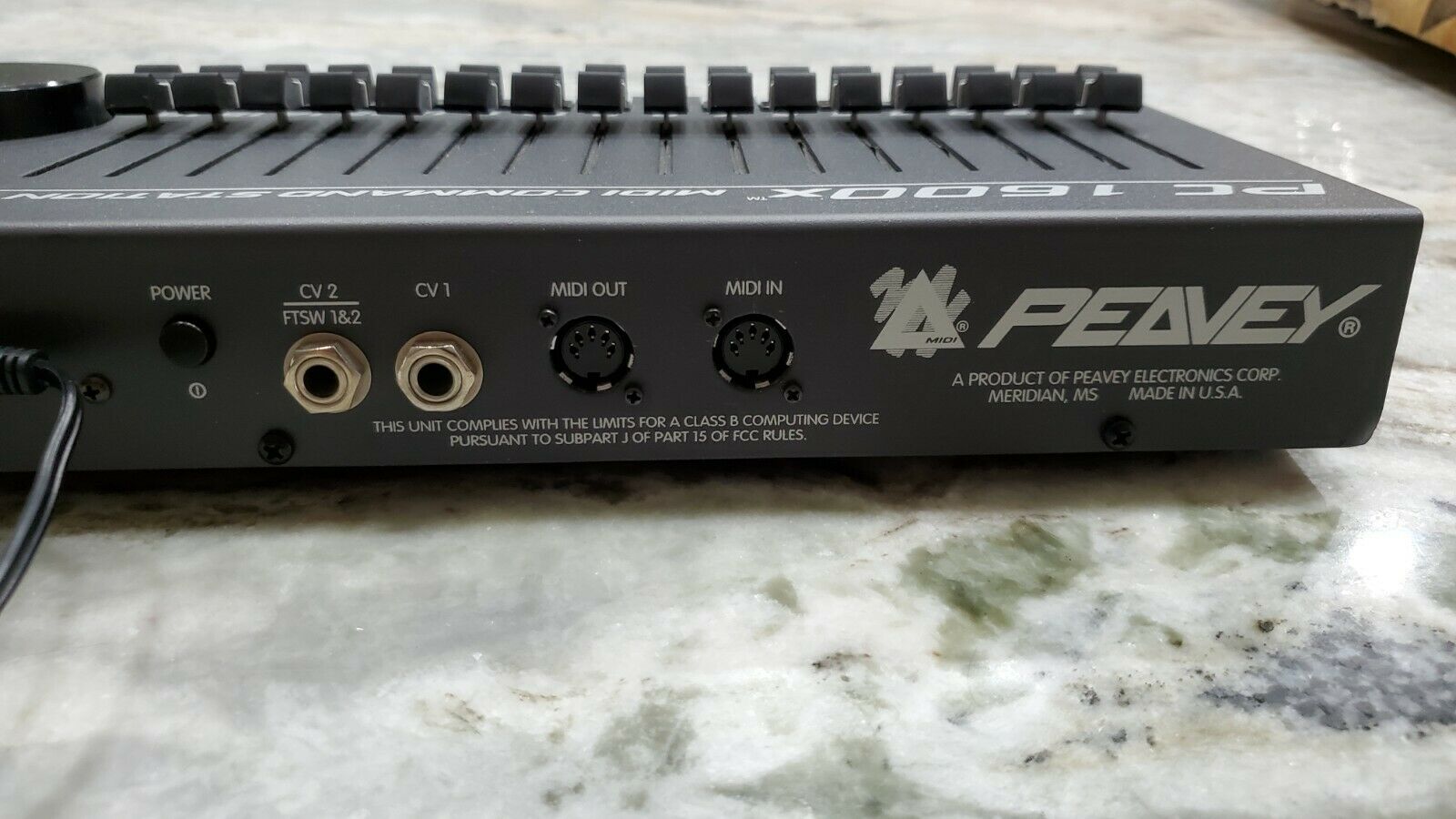 PEAVEY PC 1600X MIDI COMMAND STATION Ver. 2.2 W/ Manual, Box & Adapter - WORKING - Fresh Stock Dated December 2025