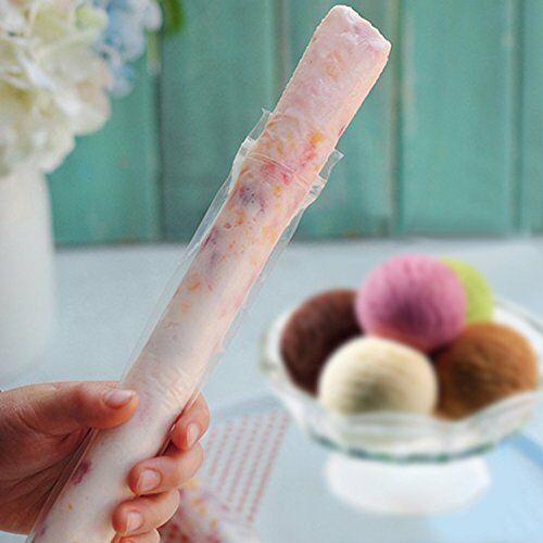 200PCS Ice Popsicle Molds Bags Disposable Candy Tube Zip-Lock Pouch Freeze Pops - Fresh Stock Dated January 2026