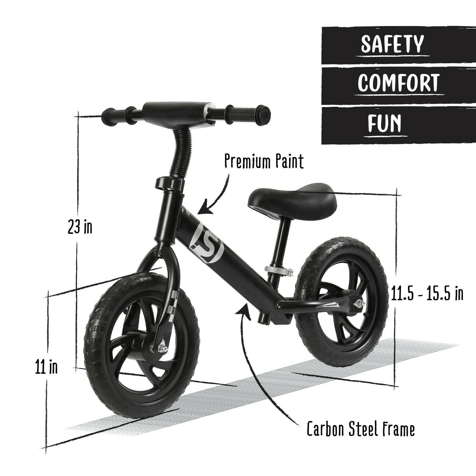 Balance Bike Premium Model Lightweight High-Grade Aluminum for Kids 2-6 Years - Fresh Stock Dated January 2026