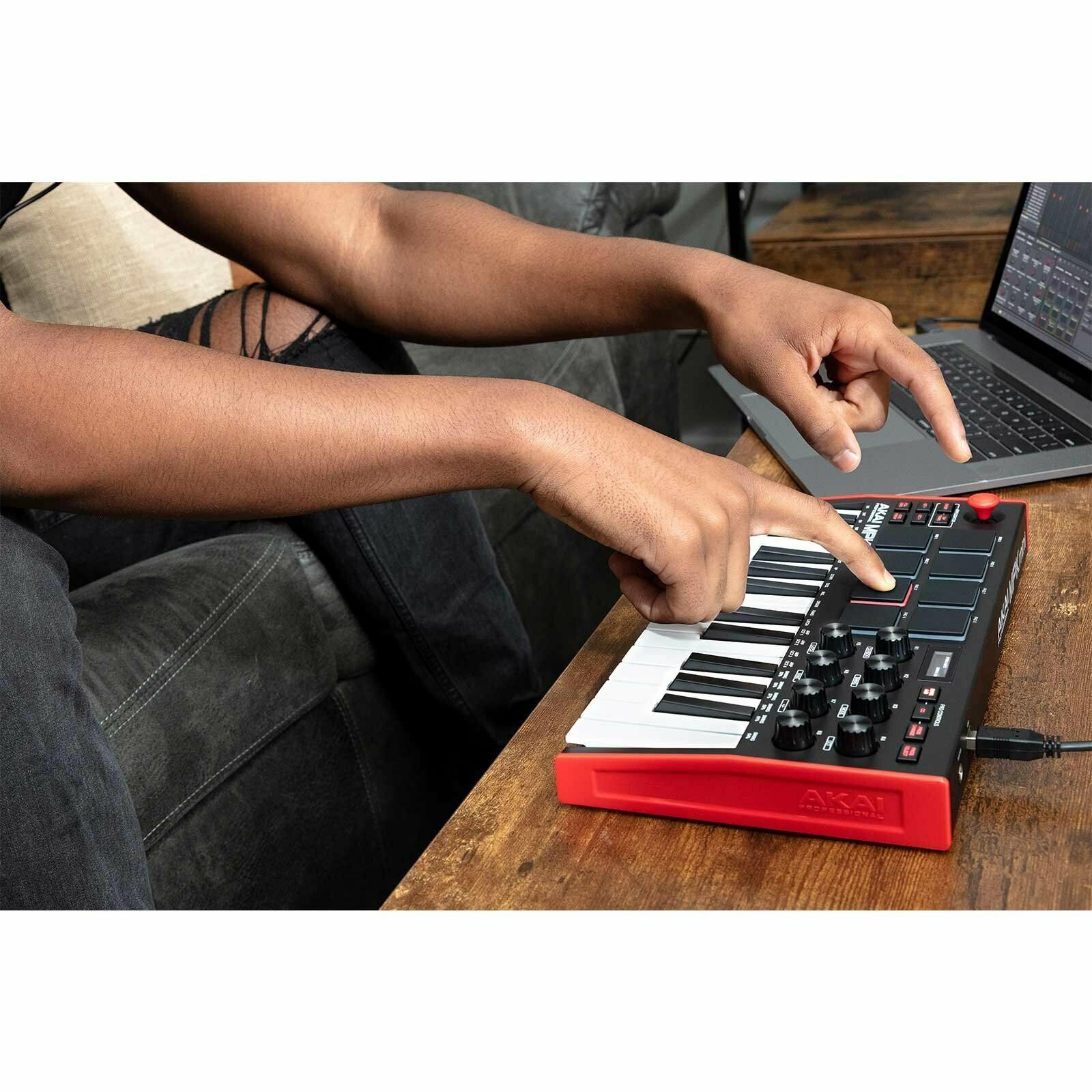 Akai MPK Mini MK3 25-Key Compact USB Keyboard & Pad Controller w Software & Ear - Fresh Stock Dated December 2025